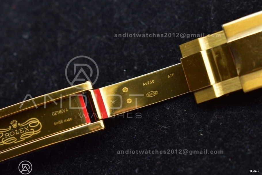 Factory Best 1:1 Black VR3285 Gold GRNR Dial Edition Gain Master II YG Bracelet CHS Weight on Jubilee 126718 GMT 0125